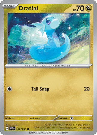 Dratini Reverse - Obsidian Flames