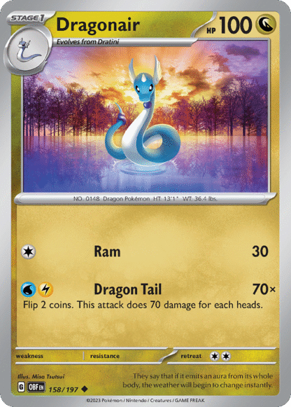 Dragonair Reverse - Obsidian Flames