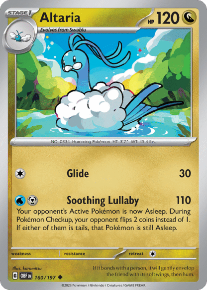 Altaria Reverse - Obsidian Flames
