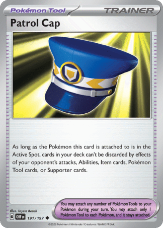 Patrol Cap Reverse - Obsidian Flames