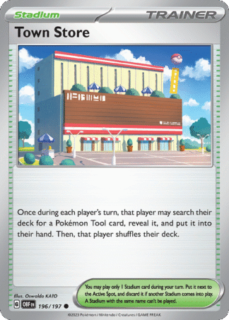Town Store Reverse - Obsidian Flames
