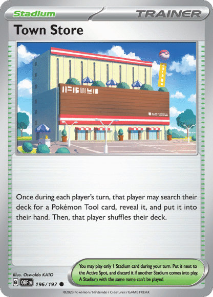 Town Store Reverse - Obsidian Flames