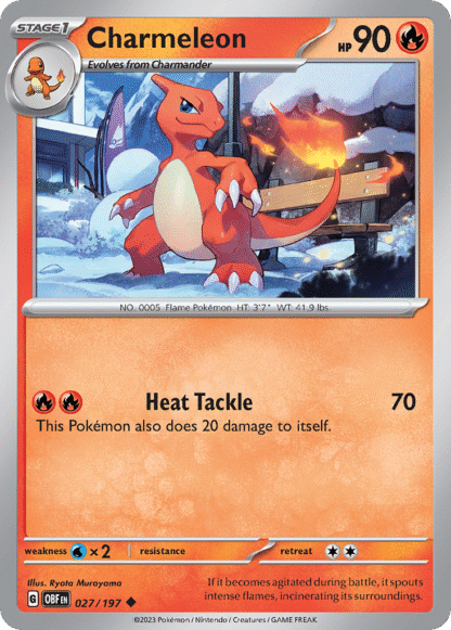 Charmeleon Reverse - Obsidian Flames