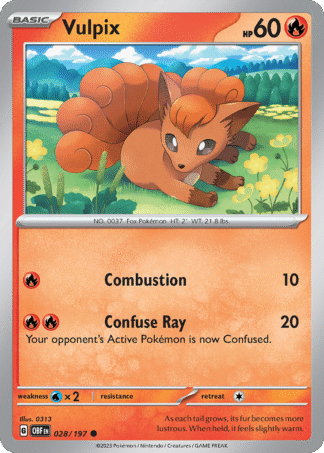 Vulpix Reverse - Obsidian Flames