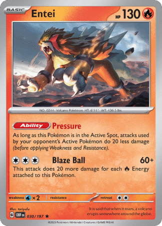 Entei Reverse - Obsidian Flames