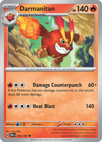 Darmanitan Reverse - Obsidian Flames