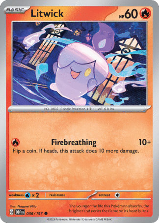 Litwick Reverse - Obsidian Flames