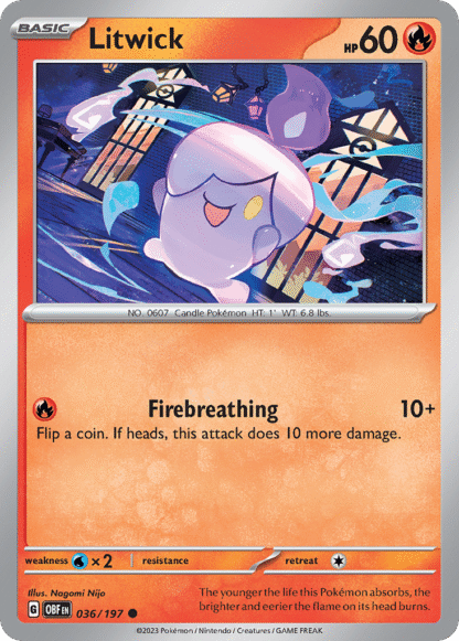 Litwick Reverse - Obsidian Flames