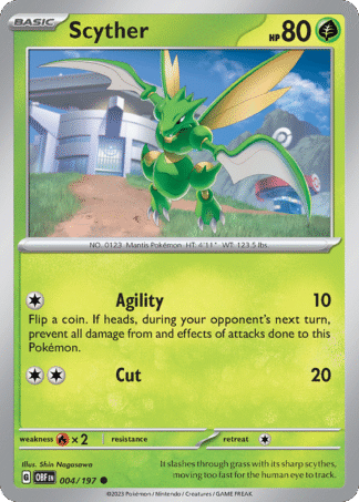Scyther Reverse - Obsidian Flames