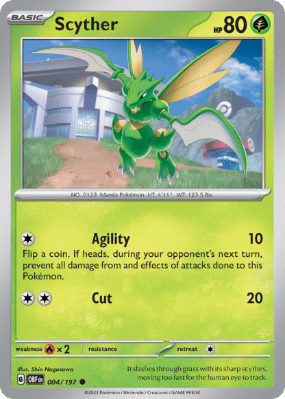 Scyther Reverse - Obsidian Flames