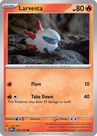 Larvesta Reverse - Obsidian Flames