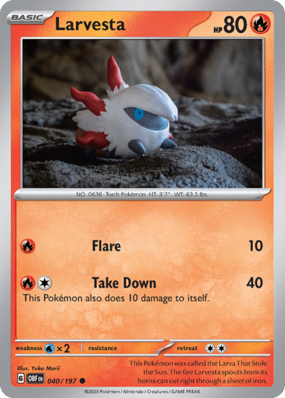 Larvesta Reverse - Obsidian Flames