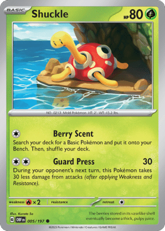 Shuckle Reverse - Obsidian Flames