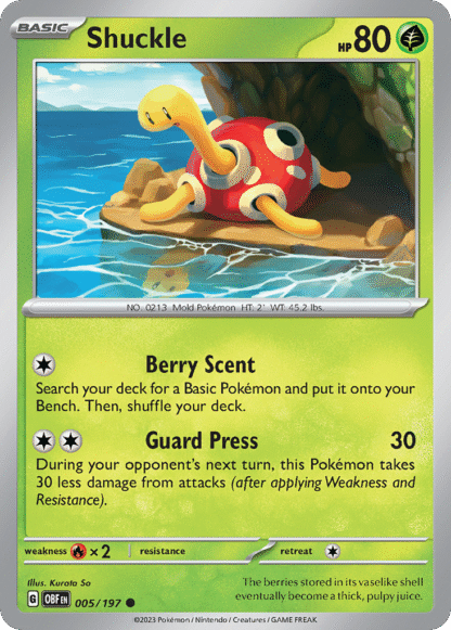 Shuckle Reverse - Obsidian Flames