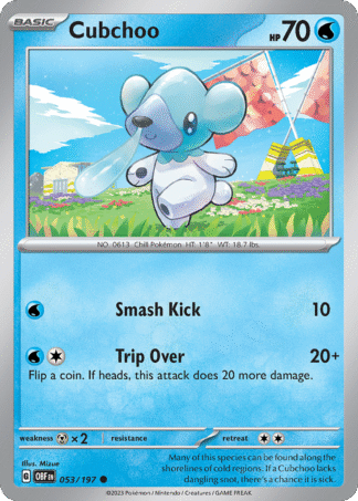 Cubchoo Reverse - Obsidian Flames