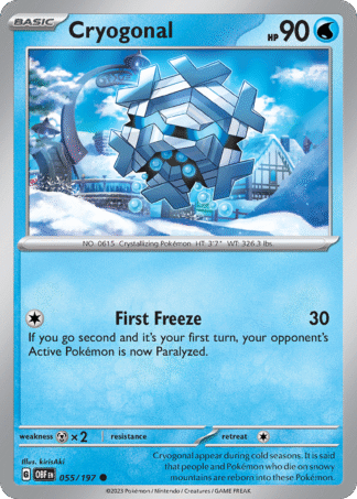 Cryogonal Reverse - Obsidian Flames