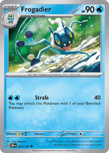 Frogadier Reverse - Obsidian Flames