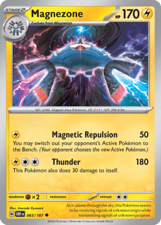 Magnezone Reverse - Obsidian Flames