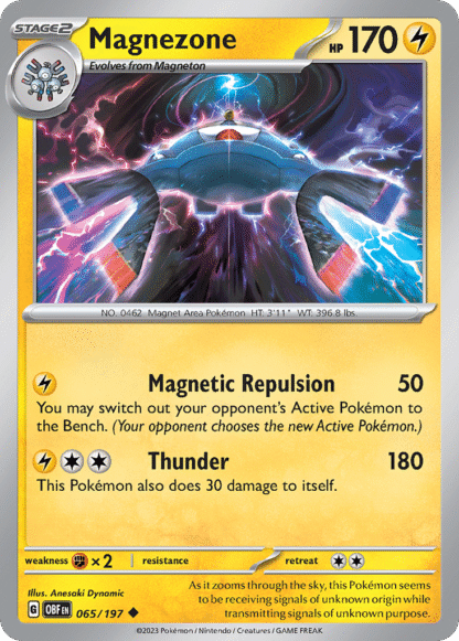 Magnezone Reverse - Obsidian Flames