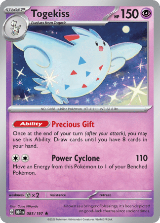 Togekiss Reverse - Obsidian Flames