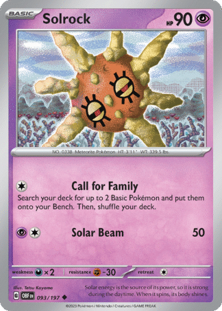Solrock Reverse - Obsidian Flames