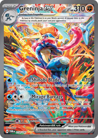 Greninja ex - Twilight Masquerade