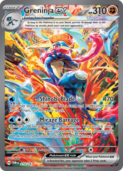 Greninja ex - Twilight Masquerade