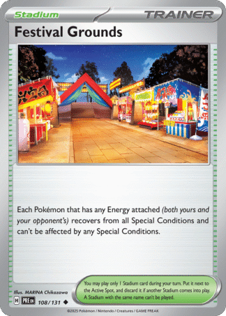 Festival Grounds Reverse - Prismatic Evolutions