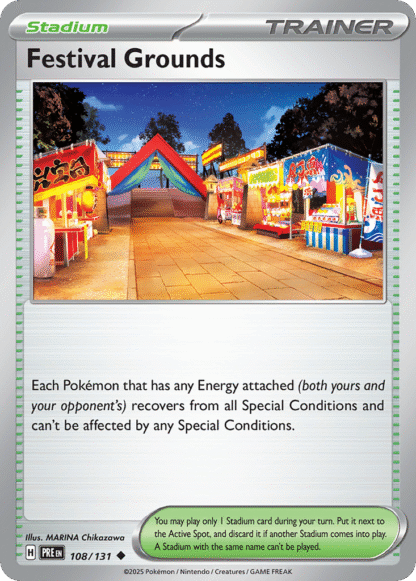 Festival Grounds Reverse - Prismatic Evolutions