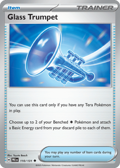 Glass Trumpet Poke Ball - Prismatic Evolutions