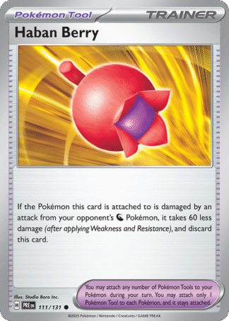 Haban Berry Poke Ball - Prismatic Evolutions