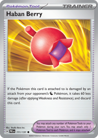 Haban Berry Poke Ball - Prismatic Evolutions