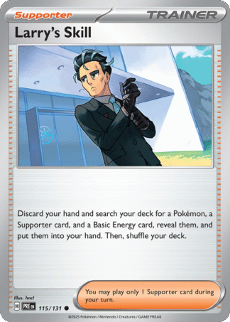 Larry's Skill Poke Ball - Prismatic Evolutions
