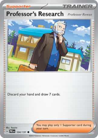 Professor's Research Reverse - Prismatic Evolutions