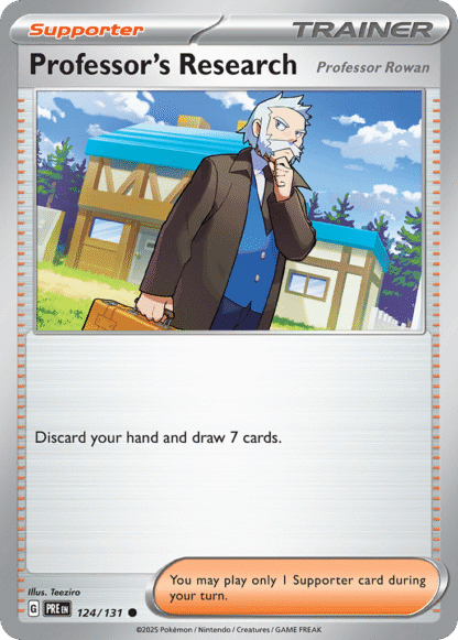 Professor's Research Reverse - Prismatic Evolutions