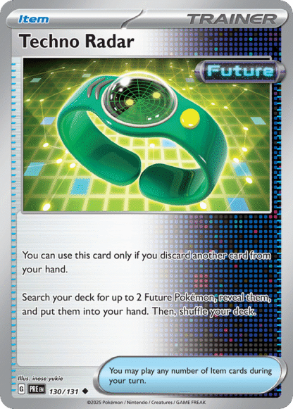Techno Radar Poke Ball - Prismatic Evolutions