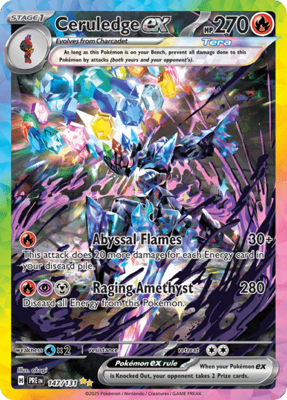 Ceruledge ex - Prismatic Evolutions