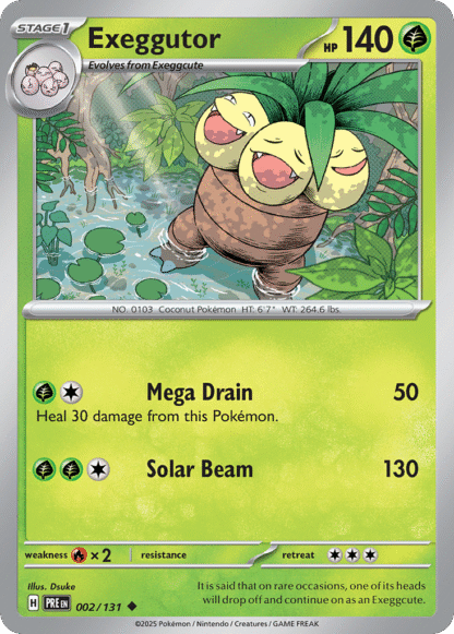 Exeggutor Reverse - Prismatic Evolutions