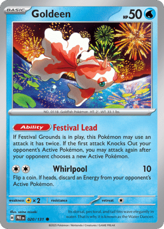 Goldeen Reverse - Prismatic Evolutions