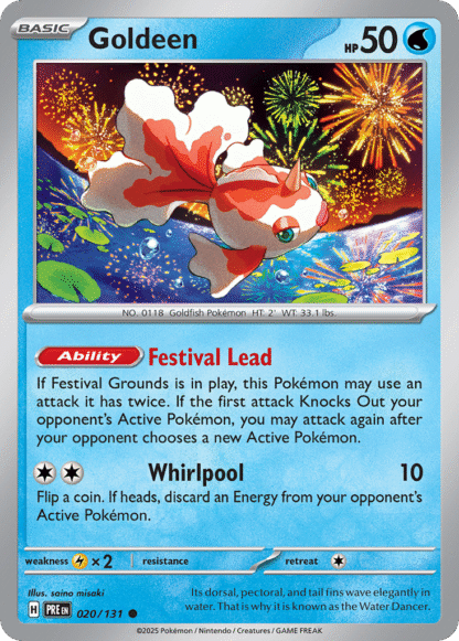 Goldeen Reverse - Prismatic Evolutions