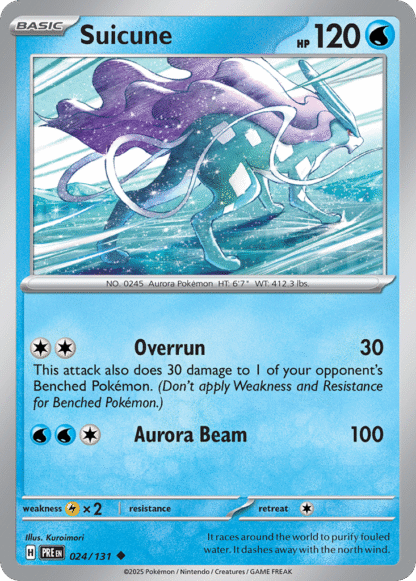 Suicune Reverse - Prismatic Evolutions