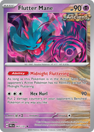 Flutter Mane Reverse - Prismatic Evolutions