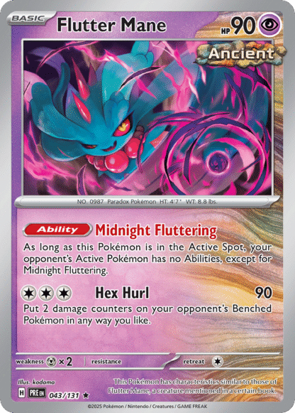 Flutter Mane Reverse - Prismatic Evolutions