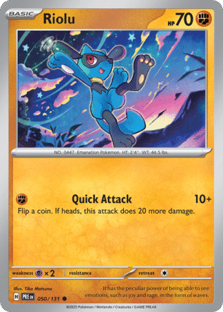 Riolu Reverse - Prismatic Evolutions