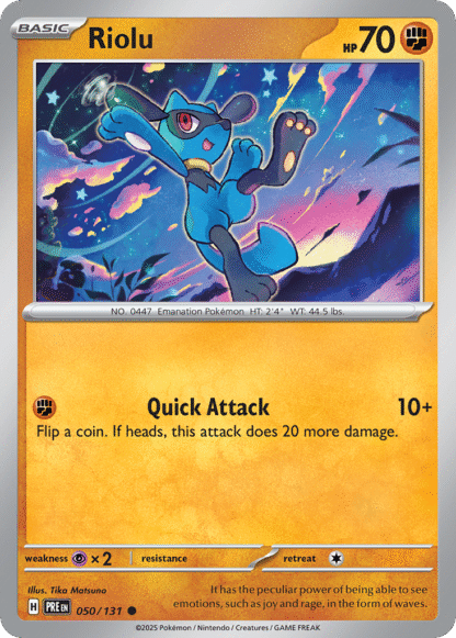 Riolu Reverse - Prismatic Evolutions