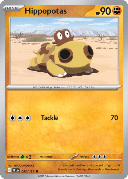 Hippopotas Reverse - Prismatic Evolutions