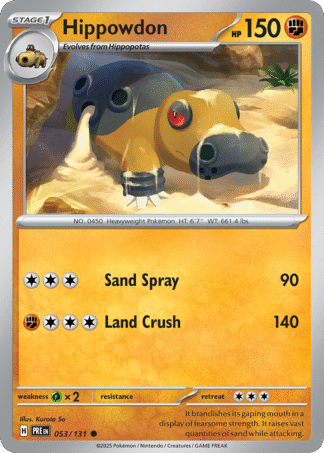 Hippowdon Reverse - Prismatic Evolutions