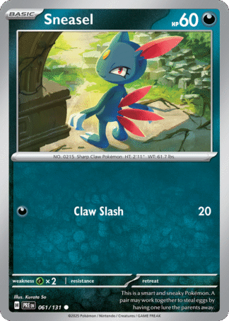 Sneasel Reverse - Prismatic Evolutions
