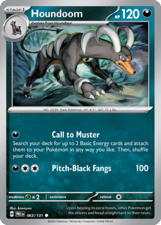 Houndoom Reverse - Prismatic Evolutions