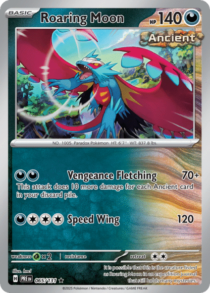 Roaring Moon Reverse - Prismatic Evolutions